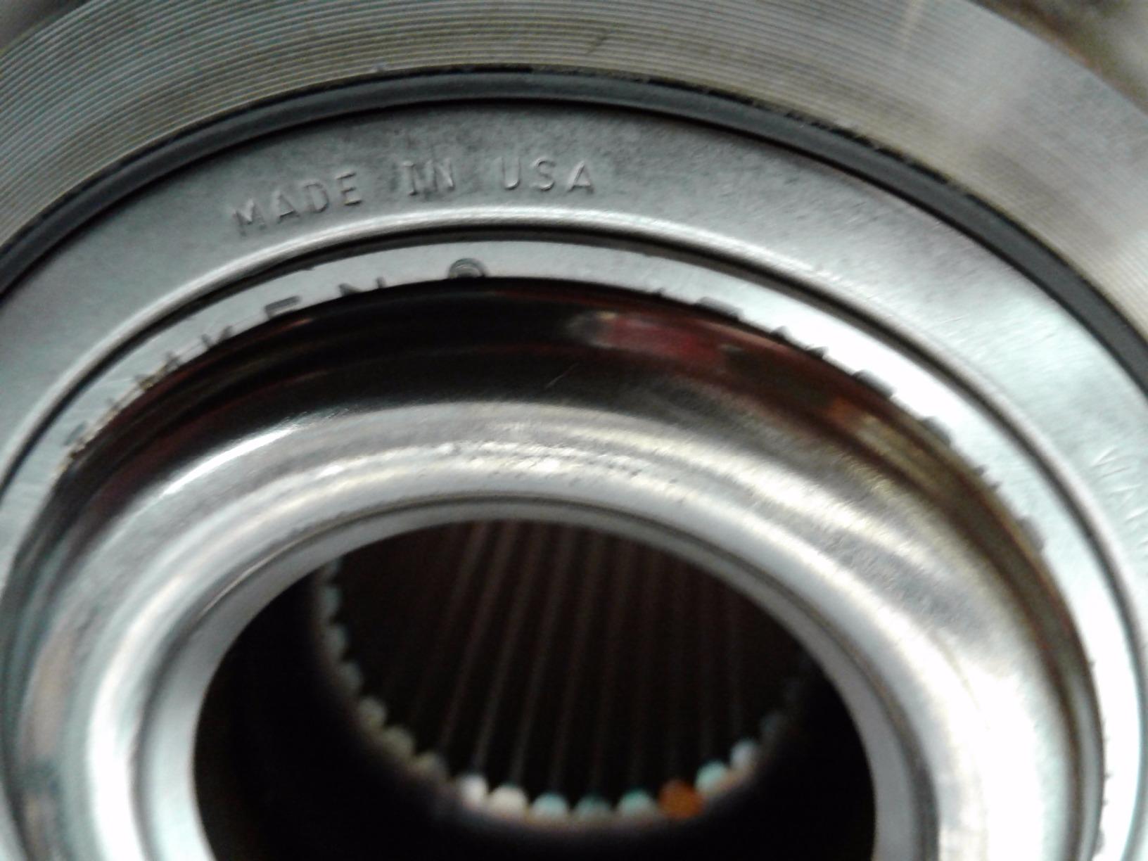 TIMKEN Preset, Pre-Greased And Pre-Sealed Wheel Bearing and Hub Assembly customer photo 1