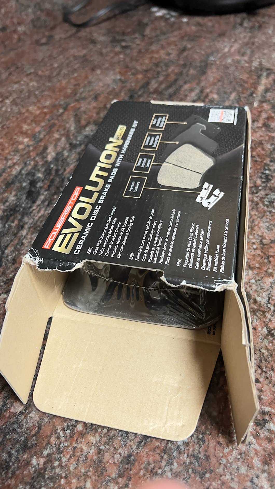 PowerStop Z17 Replacement Ceramic Brake Pads Front 17-914 | Honda CR-V, Honda Accord, Civic Ceramic Brake Pads + Installation Hardware customer photo 2