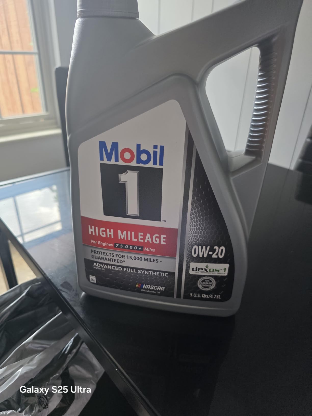 Mobil 1 High Mileage Full Synthetic Motor Oil 10W-30, 5 Quart | 75K+ Mile Protection | Seal Conditioner | Sludge Prevention customer photo 1