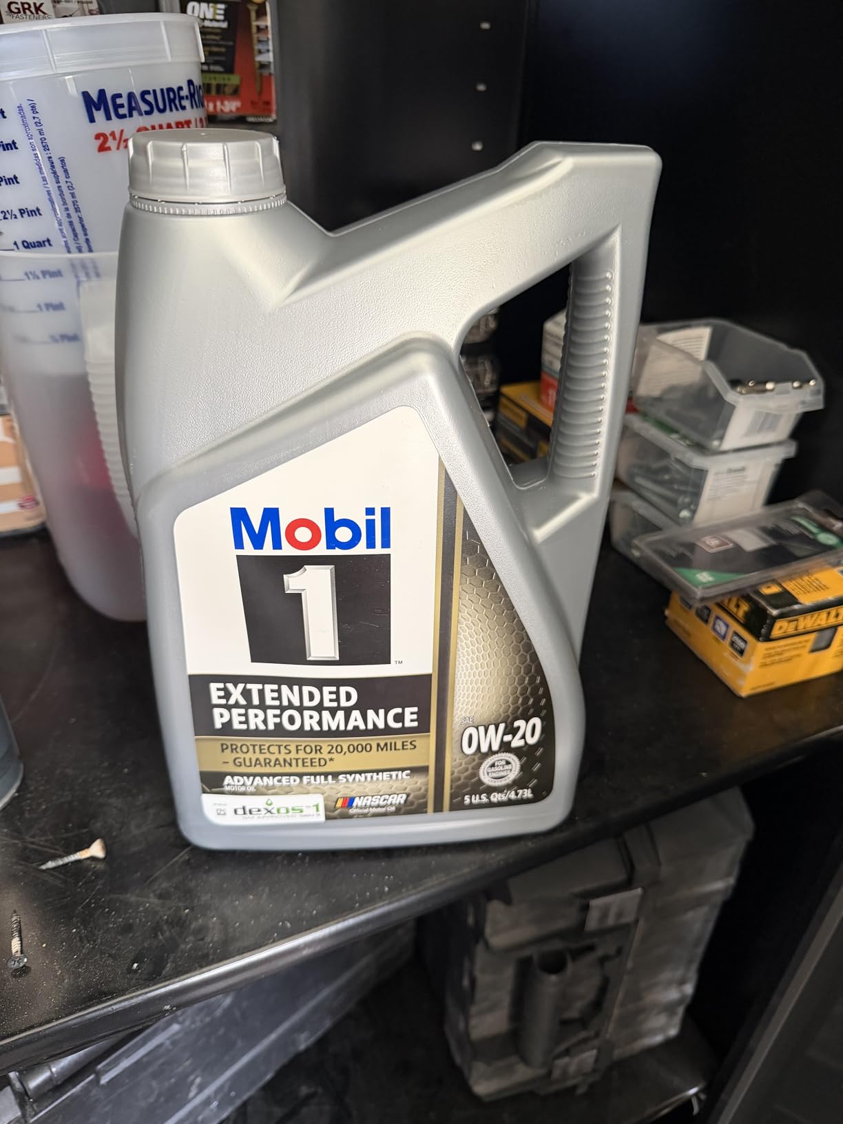 Mobil 1 Extended Performance Full Synthetic Motor Oil 0W-20, 5 Quart | 20,000-Mile Protection customer photo 1