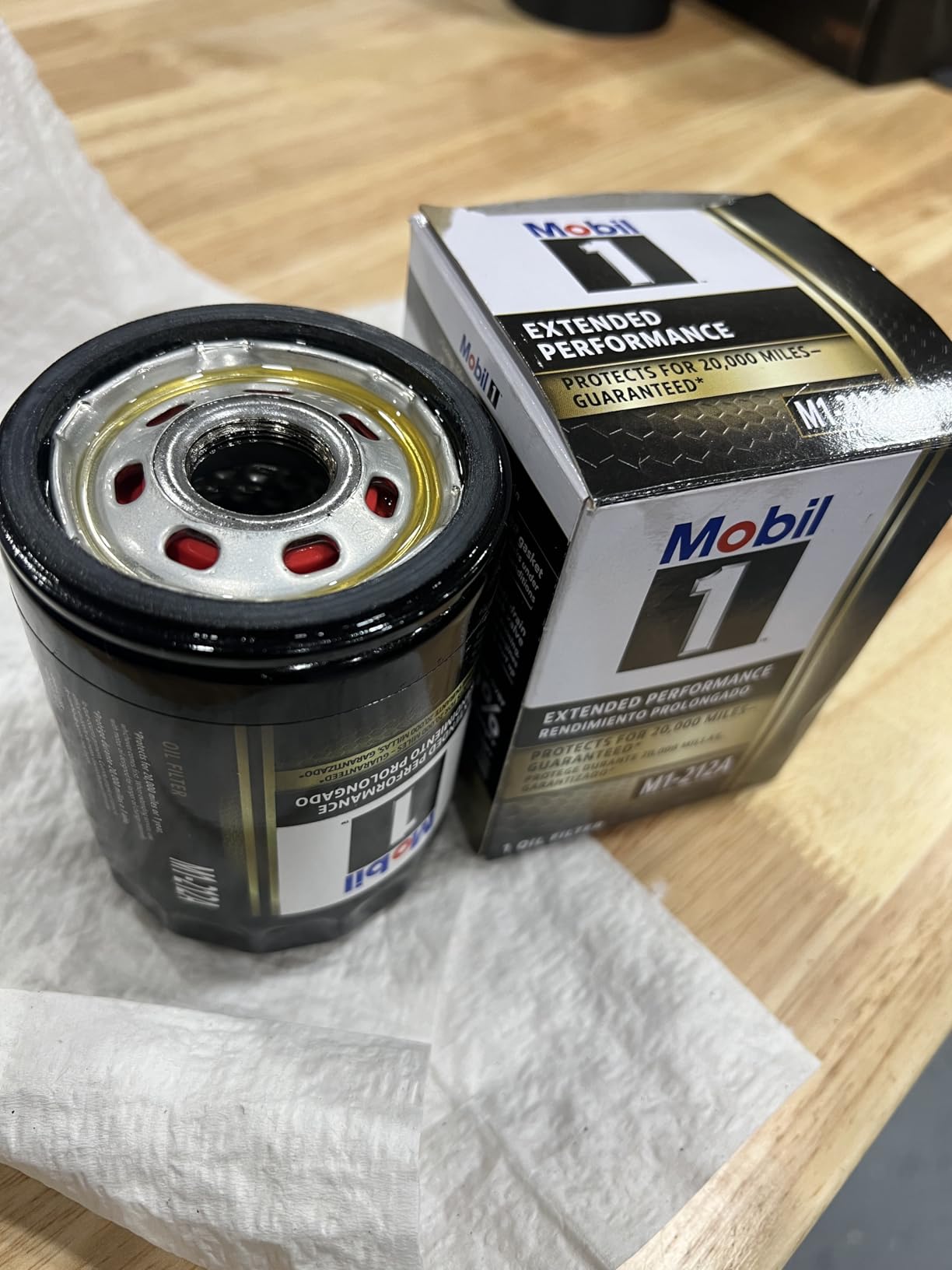 Mobil 1 M1-212A Extended Performance Oil Filter, 1 Pack | Synthetic Blend, High Efficiency 25,000 Mile Protection customer photo 1