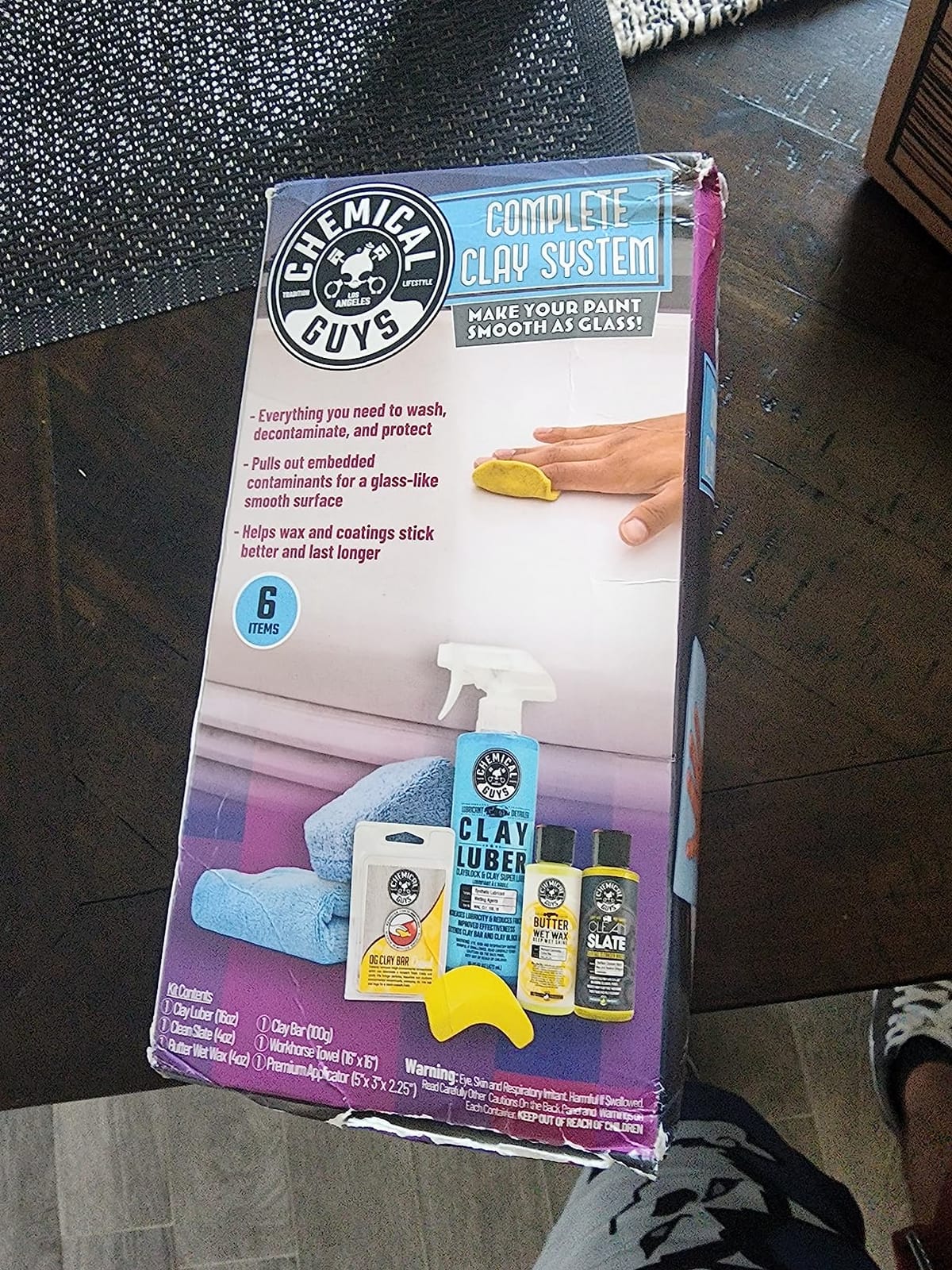 Chemical Guys, Clay Bar and Luber Combo Kit for Smooth Paint, 6-Piece Set customer photo 1