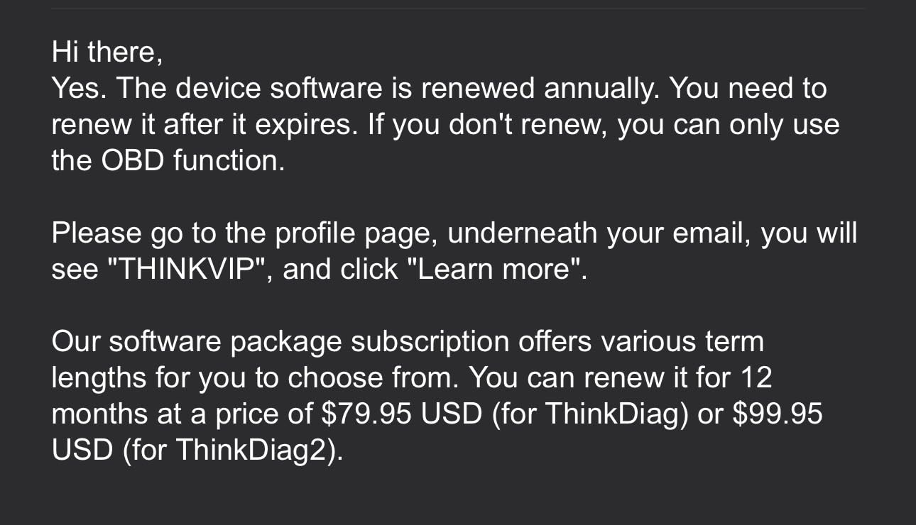 Thinkdiag2 All System Bidirectional OBD2 Diagnostic Scanner for iOS & Android, THINKCAR Bluetooth Scan Tool with CAN-FD Protocol, 15+ Reset Functions, ECU Code, Active Test, AutoVIN, 1 Year Update customer photo 1