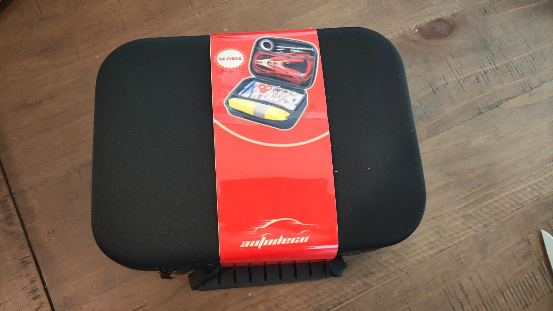 Car Roadside Emergency Kit, Portable Car Safety Kit Car Kits for Emergency, Black customer photo 2